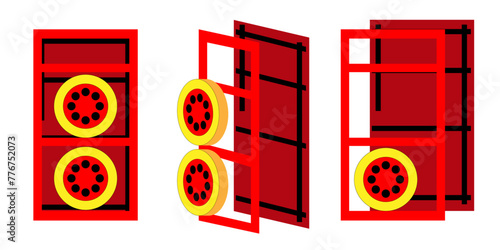 Two Fan Blower Door Testing Equipment for Air Tightness Building