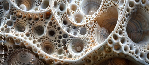 Foraminifera Shells Intricate Structure Revealing Prehistoric Marine Lifes Complexity photo
