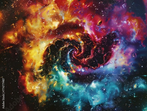 Galaxy as viewed through a kaleidoscope