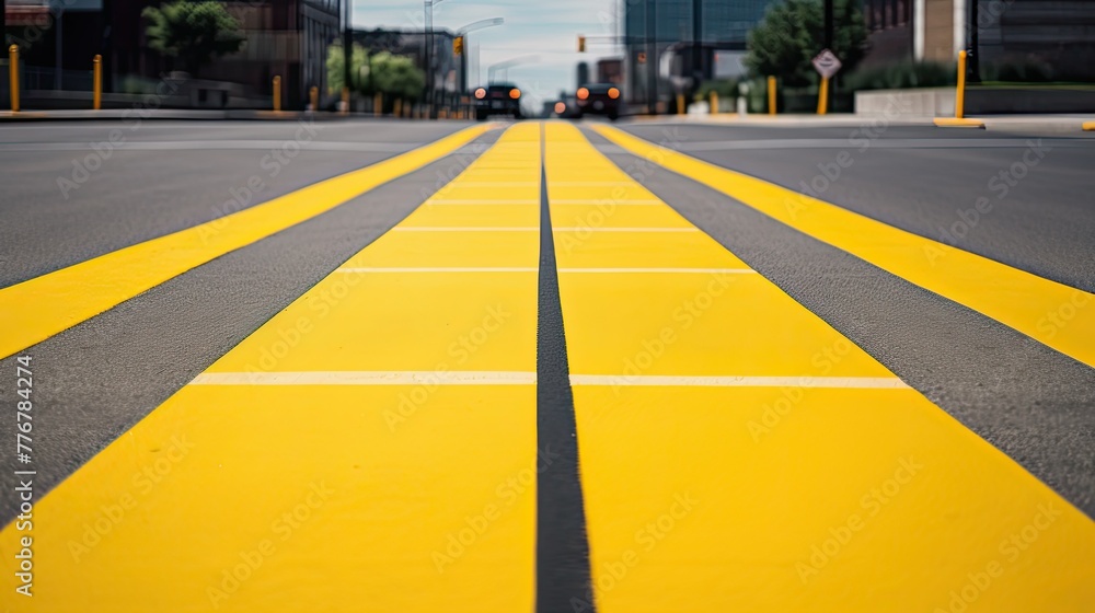 traffic yellow stripe