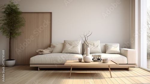 clean minimalist interior design