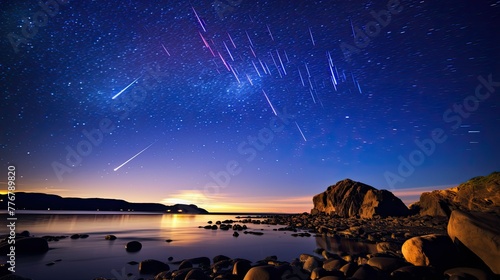 night comet shooting star