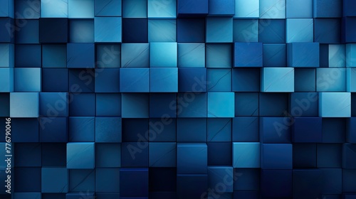 dimensional geometric blue texture