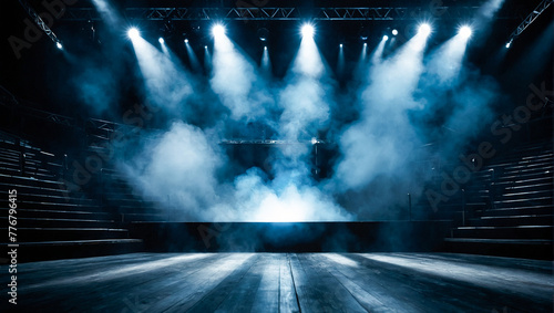 Lights and Smoke on Stage  © rouda100
