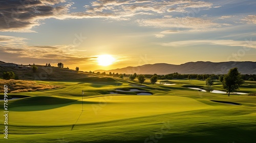 sun sunny golf course
