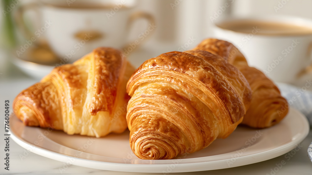 Bonjour, Breakfast: Parisian Croissants & Café au Lait Bonjour, Breakfast: Parisian Croissants & Café au Lait