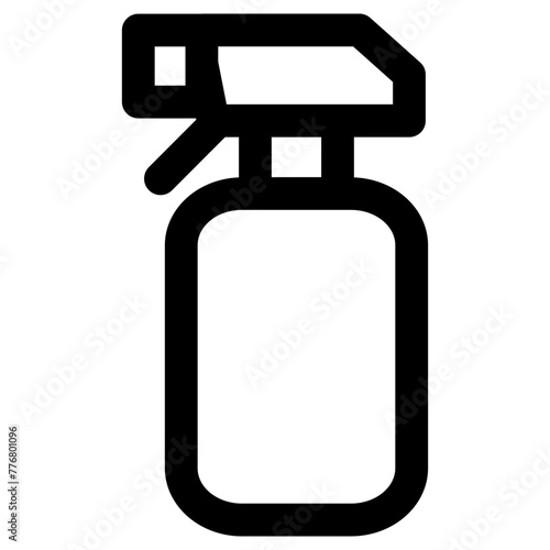 spray bottle icon, simple vector design