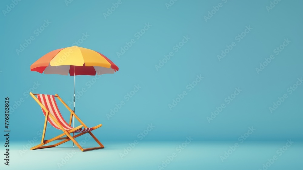 Umbrella beach and empty background Umbrella beach and empty background