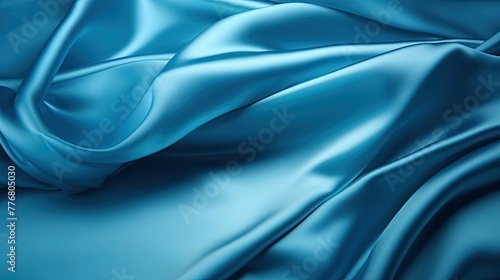 deep blue fabric background