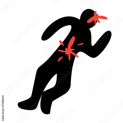 victim body icon