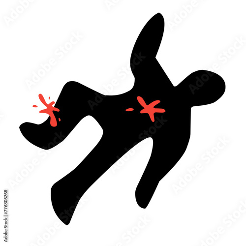 victim body icon