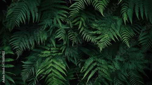 foliage dark greenery © vectorwin