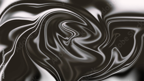 Abstract metallic texture. Abstract black, gray marble background. Fancy liquify. Silver liquid texture. Silver metallic surface.