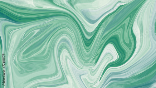 Abstract liquify liquid liquified background.Green with black colors in marble abstract background texture. green liquify background. 
