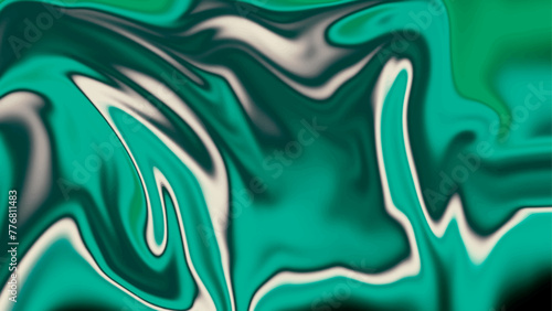 Liquid fluid abstract marble texture. Abstract liquify liquid liquified background. green liquify background.