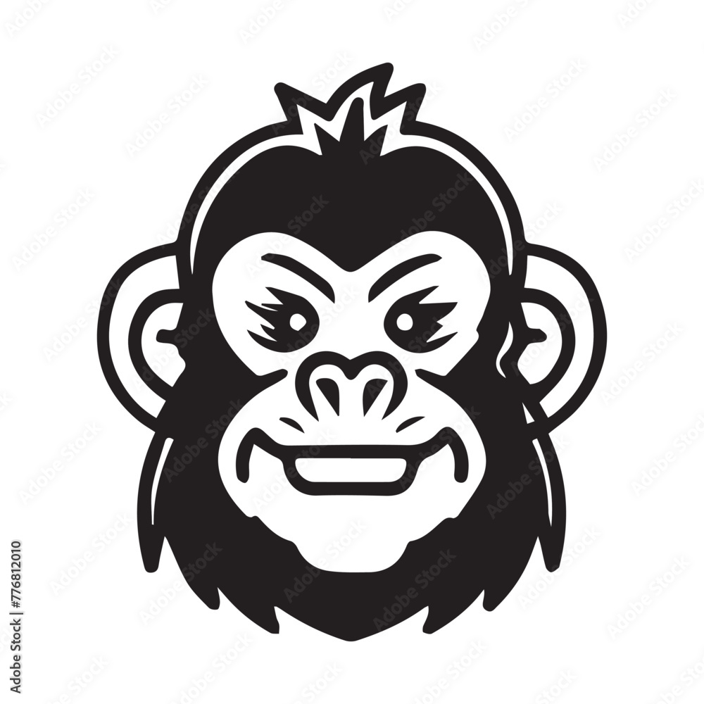 monkey vector illustrator art design 