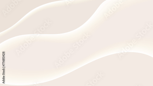 光のラインが漂うパールカラーの背景イラスト・アスペクト比16:9