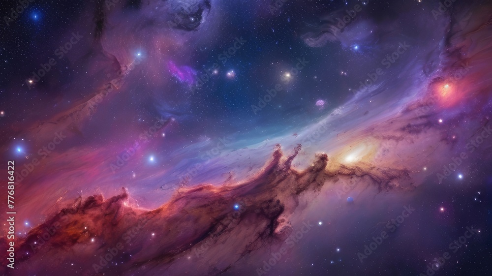 Beautiful galaxy planet background with vibrant colors Beautiful galaxy planet background with vibrant colors