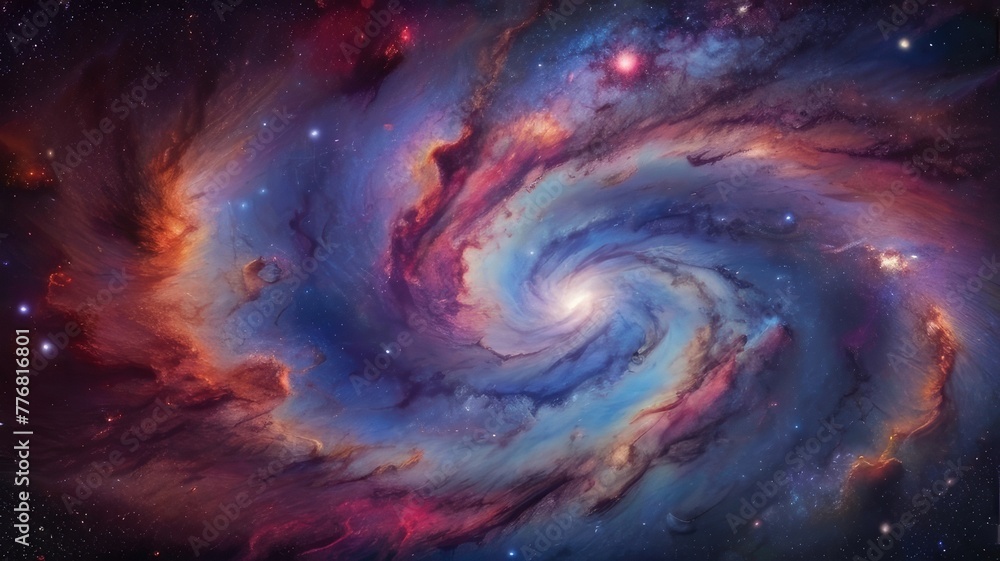 Beautiful galaxy planet background with vibrant colors Beautiful galaxy planet background with vibrant colors