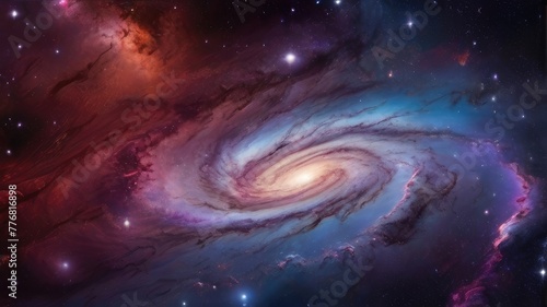 Wallpaper Mural Beautiful galaxy planet background with vibrant colors Torontodigital.ca