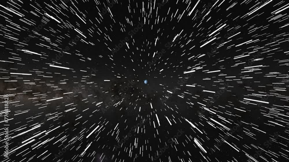 Simulated Space Warp from Saturn to Neptune Simulated Space Warp from Saturn to Neptune