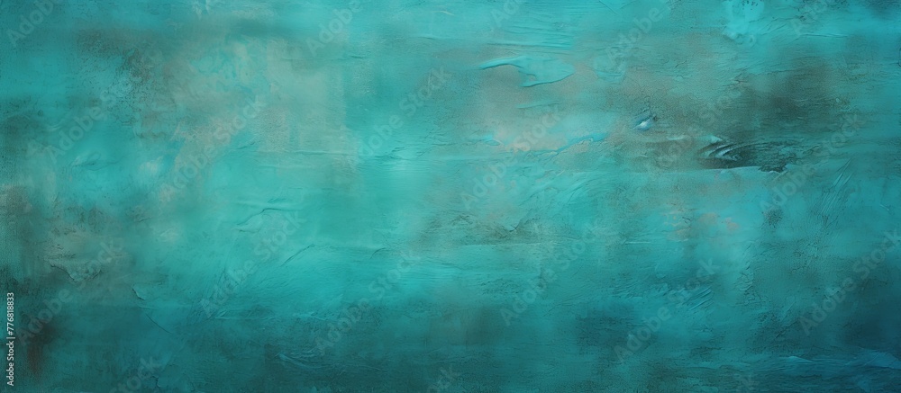 Fototapeta premium A serene painting featuring a white bird gracefully perched on a background of blended blue and green hues