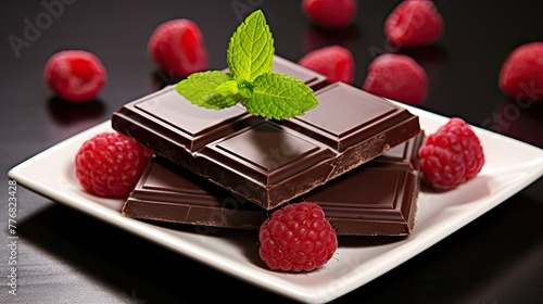 delicious dark chocolate health photo