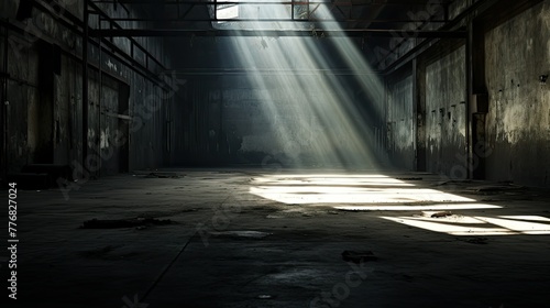 ness dark empty warehouse