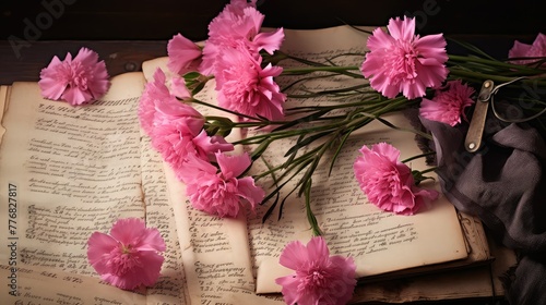 setting pink dianthus