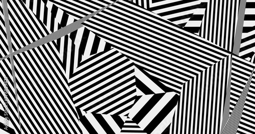 Striped background. Black and white stripes. Abstract background. Stripes design for wallpaper. Background in 4k format .