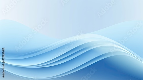 minimalist blue wave gradient background