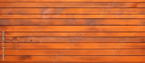 Detailed view of a wooden wall showing a rich brown stain, adding warmth and character to the surface