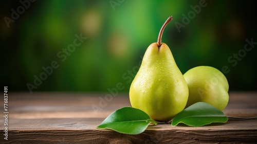 ripe whole pear background