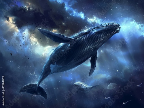 Whale songs inspiring futuristic music © WARIT_S