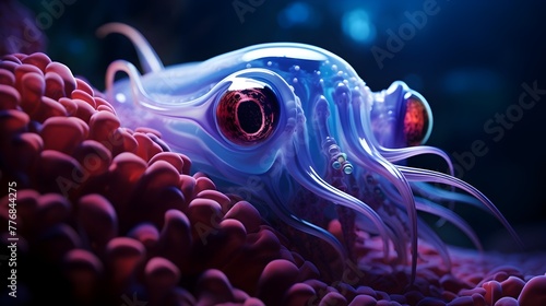 Fantastical Undersea Creature Conjured by Futuristic Nanotechnology