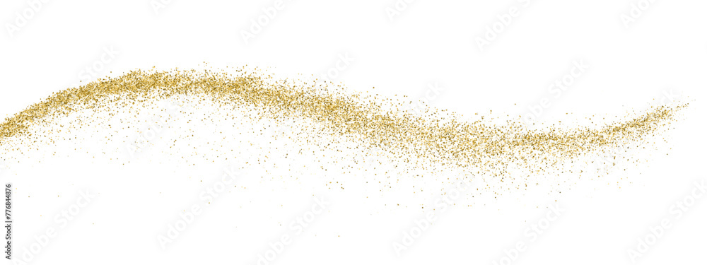 Gold Vector Texture Pattern on White Background. Light Golden Confetti. Yellow Illustration Backdrop. Design Element. eps 10.