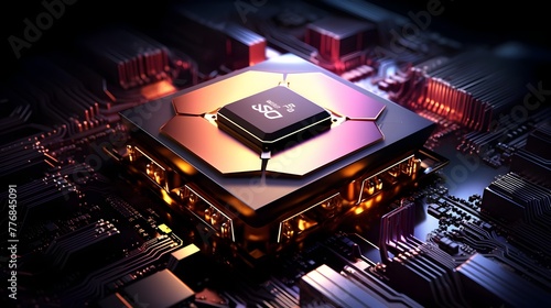 Futuristic Cryptocurrency Digital Processor with Intricate Nano Scale Architecture