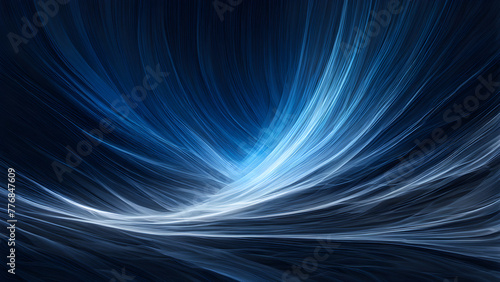 An abstract background composed of dark blue light and shadows