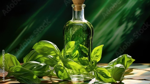 vibrant basil olive oil
