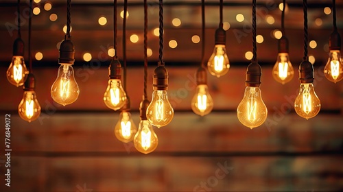 cafe edison bulb string lights