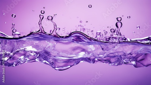 lilac purple splashes