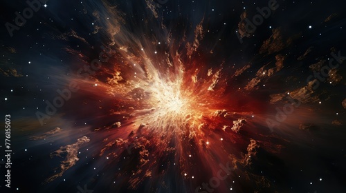 explosion stars exploding