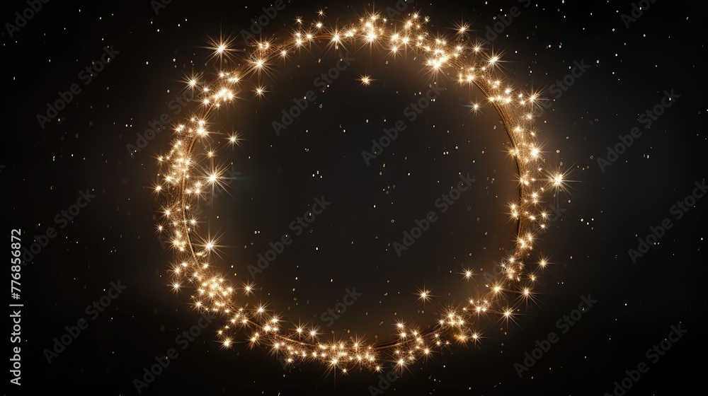 abstract star frame