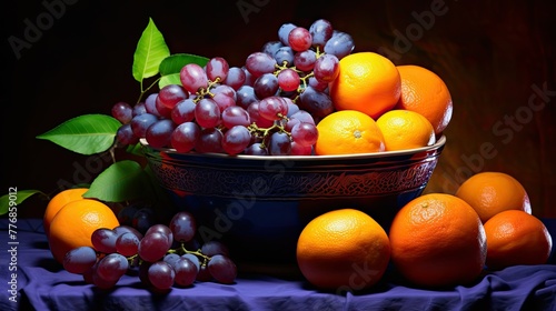 citrus purple orange