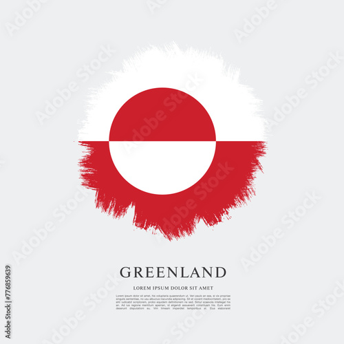 Free Download Flag of Greenland, vector graphic design - GFXLoad