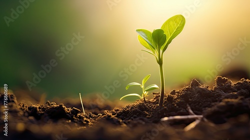 shoot plants sprouting