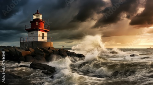 clouds coronado light house