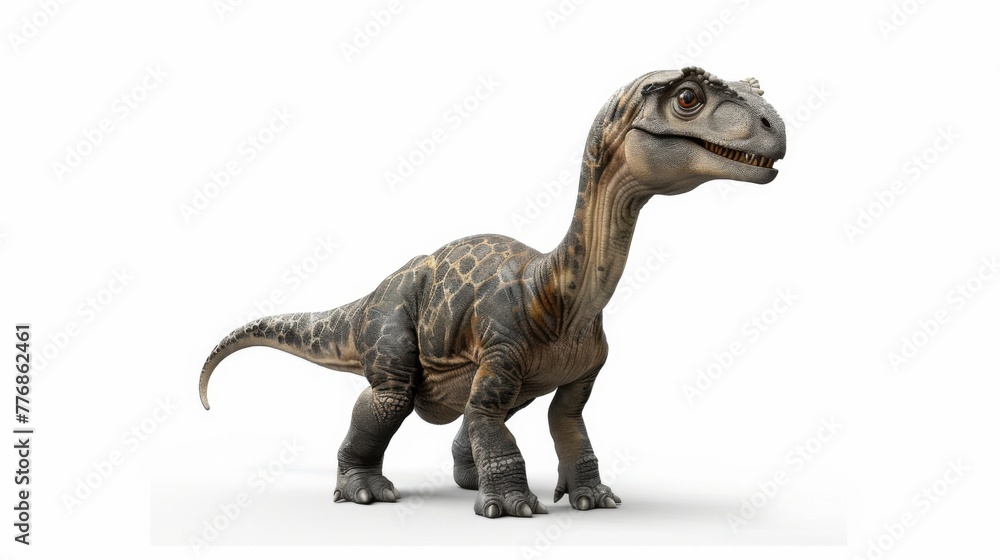 An adorable baby Apatosaurus stands with a curious gaze, its innocent eyes reflecting a bygone era of giants. ancient juvenile dinosaur against a white backdrop, evoking a sense of prehistoric wonder. An adorable baby Apatosaurus stands with a curious gaze, its innocent eyes reflecting a bygone era of giants. ancient juvenile dinosaur against a white backdrop, evoking a sense of prehistoric wonder.