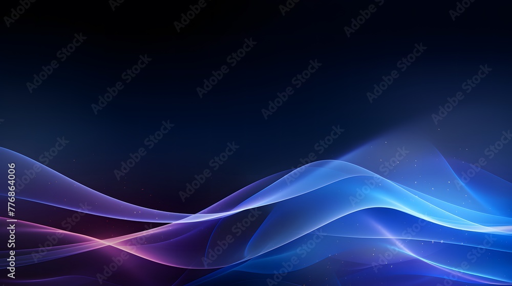 Blue abstract background with a dark sky, flowing lines of light in shades of purple and blue. The background is dark and starry, creating an atmosphere of mystery and depth. For PPT, Background Blue abstract background with a dark sky, flowing lines of light in shades of purple and blue. The background is dark and starry, creating an atmosphere of mystery and depth. For PPT, Background