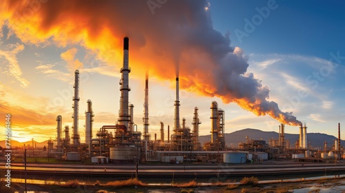 structures oil gas-refinery